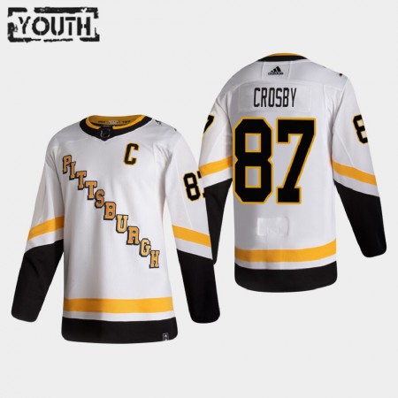 Kinder Eishockey Pittsburgh Penguins Trikot Sidney Crosby 87 2020-21 Reverse Retro Authentic